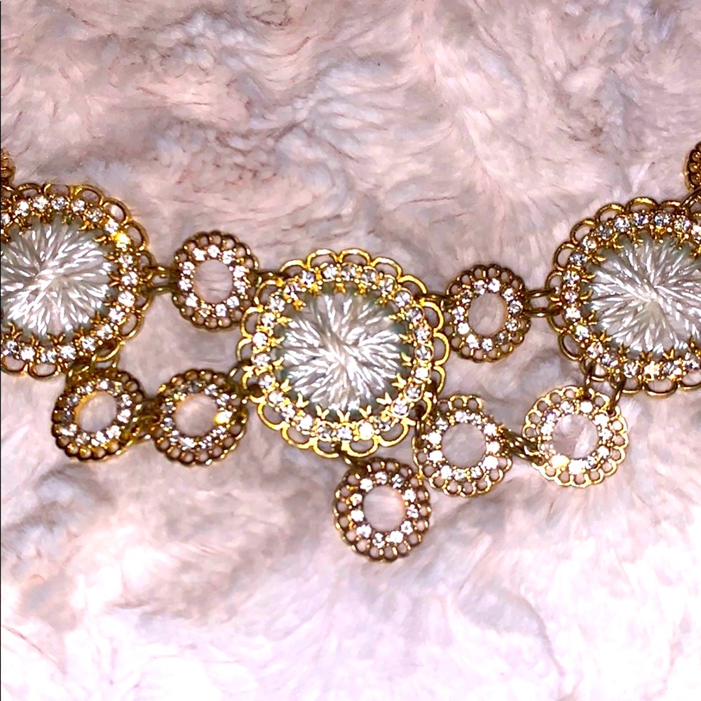 Crystal Threaded Necklace